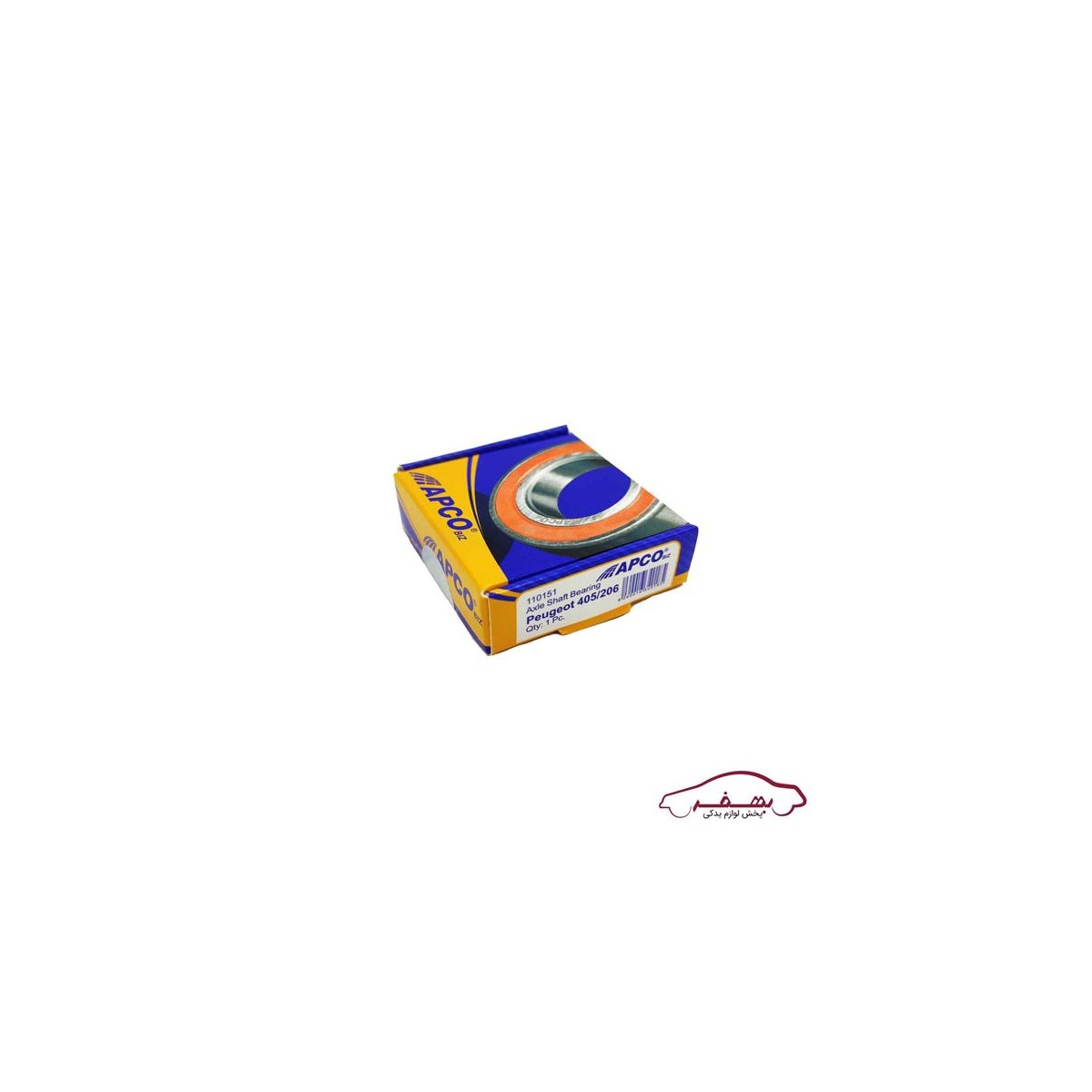 بلبرينگ وسط پلوس كد 6006-2RS پژو 206 و پژو 405 |آپكو  - كد 110151